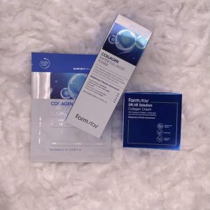 FARMSTAY, Набор Крем для лица с коллагеном, 50 мл Увлажняющий тонер для лица с коллагеном, 200 мл Тканевая маска увлажняющая с коллагеном 1 шт