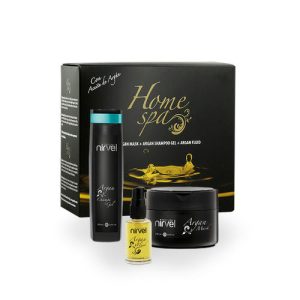 NIRVEL, Спа-комплекс для глубокого увлажнения и восстановления волос Argan Line, 250/200/30 мл