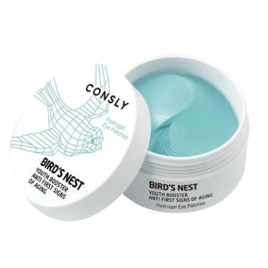 CONSLY, Гидрогелевые патчи для области вокруг глаз с экстрактом ласточкиного гнезда Hydrogel Bird's Nest Eye Patches, 60 шт