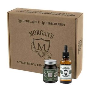 MORGAN`S, Подарочный набор масло для бороды + помада для укладки Brazilian Orange, 1 шт