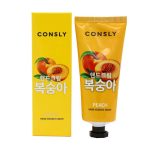 CONSLY, Крем-сыворотка для рук с экстрактом персика Peach Hand Essence Cream, 100 мл