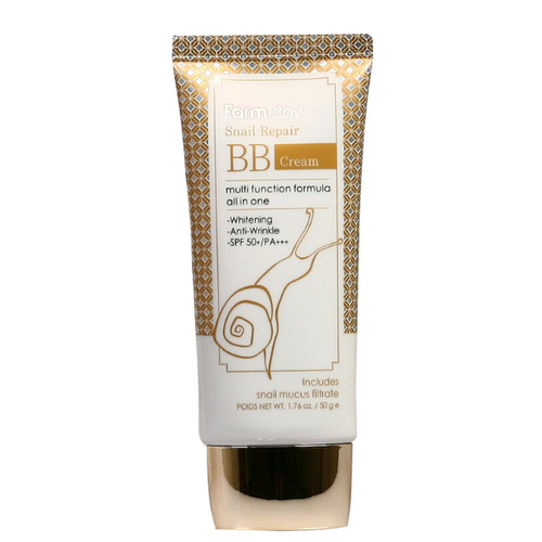 FARMSTAY, BB-крем для лица с улиткой Snail Repair BB Cream SPF50+/PA+++, 50 г