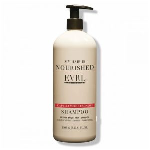 EVERLINE, Шампунь питательный для волос средней толщины Medium Bright Hair, 1000 мл