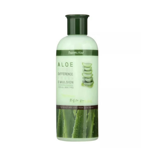 FARMSTAY, Освежающая эмульсия с экстрактом алоэ Aloe Visible Difference Fresh Emulsion, 350 мл