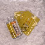 JIGOTT, Набор Очищающая вода с экстрактом лимона, 530 мл, Тканевая маска для лица с витаминами, 3 шт