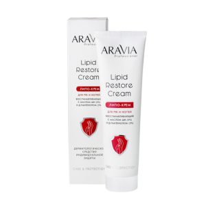 ARAVIA, Липо-крем для рук восстанавливающий с маслом ши и д-пантенолом Lipid Restore Cream Spa, 100 мл
