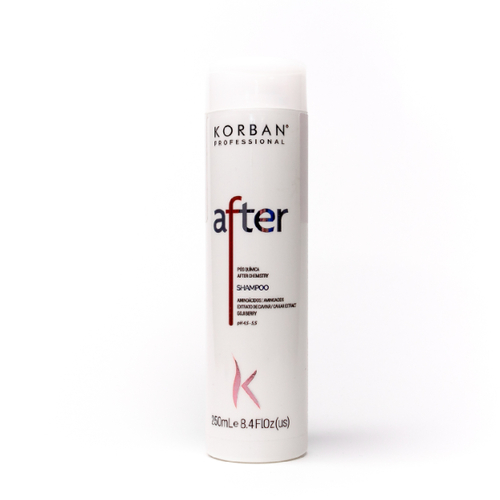 KORBAN, Шампунь восстанавливающий после выпрямления, осветления, окрашивания After Shampoo, 250 мл — изображение 2