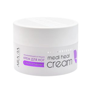 ARAVIA, Крем для ног регенерирующий от трещин с маслом лаванды Medi Heal Cream Spa, 150 мл