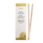 GIGI, Деревянный закругленный шпатель (мини) для нанесения воска Spatula Petite, 100 шт./уп