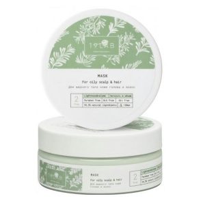 19 LAB, Маска для жирной кожи головы и для жирного типа волос "Легкость и объем", 150 мл