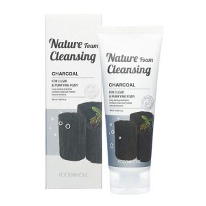 FOODAHOLIC, Увлажняющая пенка для умывания с древесным углем, 150 мл