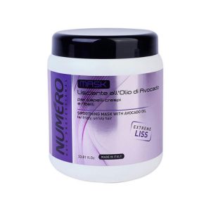 BRELIL, Маска разглаживающая с маслом авокадо Numero Liss, 1000 мл