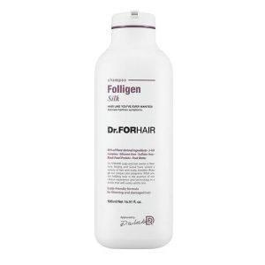 DR.FORHAIR, Шампунь бессульфатный для сухих пористых и поврежденных волос Folligen Silk, 500 мл