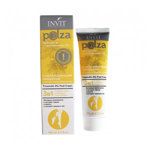INVIT, Крем для ног с троксерутином 2% здоровье вен и сосудов Polza, 100 мл