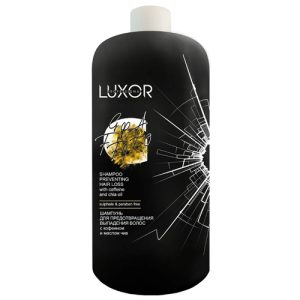 LUXOR, Шампунь для предотвращения выпадения волос с кофеином и маслом чиа Sulfate&Paraben Free, 1000 мл