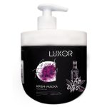 LUXOR, Крем-маска для волос с маслами арганы и чиа для придания блеска сухим и истощенным волосам Sulfate&Paraben Free с дозатором, 1000 мл
