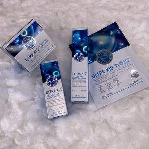 ENOUGH, Набор Увлажняющий крем для лица с коллагеном 50 мл, Увлажняющая сыворотка для лица с коллагеном, 30 мл, Крем для век с коллагеном, 30 мл, Тканевая маска с коллагеном 1 шт