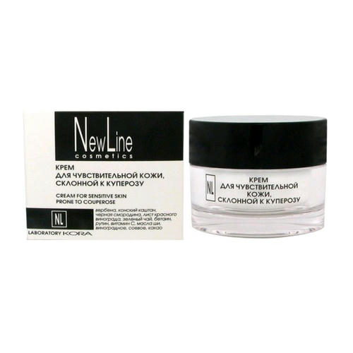 NEW LINE, Крем для чувствительной кожи, склонной к куперозу, 50 мл