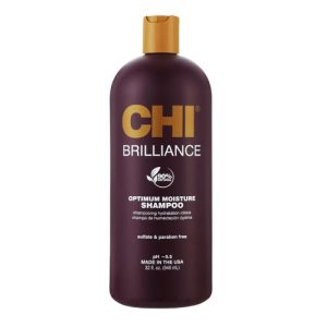 CHI, Увлажняющий шампунь для волос Deep Brilliance Olive & Monoi Optimum Moisture, 946 мл