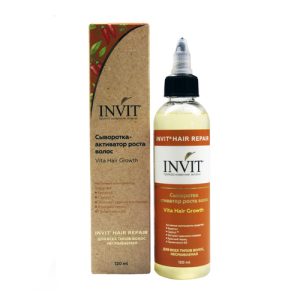 INVIT, Сыворотка-активатор роста волос Vita Hair Growth, 120 мл