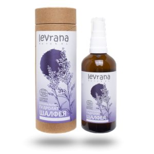 LEVRANA, Натуральный гидролат Шалфея, ECOCERT, 100 мл