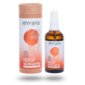 LEVRANA, Натуральный гидролат Календулы, ECOCERT, 100 мл
