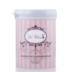 DE VELOURS, Сахарная паста для депиляции шоколадная Chocolate, 330 гр