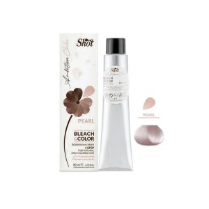 SHOT, Обесцвечивающий крем с пигментом Жемчужный Pearl Bleach & Color, 80 мл