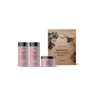 LAKME, Дорожный набор для окрашенных волос COLOR STAY (Шампунь + Кондиционер + Маска), 2 x 100 мл + 50 мл