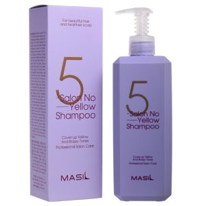 MASIL, Тонирующий шампунь против желтизны волос 5 Salon No Yellow Shampoo, 500 мл