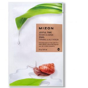 MIZON, Тканевая маска для лица с экстрактом улиточного муцина Joyful Time Essence Mask Snail, 1 шт