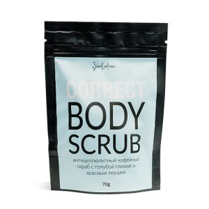 SMORODINA, Кофейный скраб антицеллюлитный с красным перцем, 70 гр