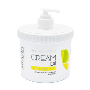 ARAVIA, Крем для рук с маслом макадамии и карите с дозатором Cream-Oil Spa, 550 мл