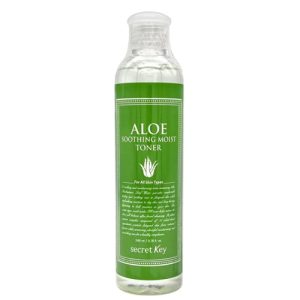 SECRET KEY, Увлажняющий тонер для лица с экстрактом алоэ вера Aloe Soothing Moist Toner, 248 мл