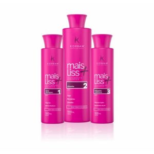 KORBAN, Набор нанопластики с эффектом Anti-yellow Mais Liss Protein Blond, 100*250*100 мл