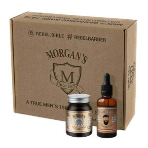 MORGAN`S, Подарочный набор масло для бороды + помада для укладки Oudh & Amber, 1 шт