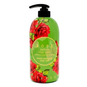JIGOTT, Парфюмированный гель для душа с розой Rose Perfume Body Wash,750 мл