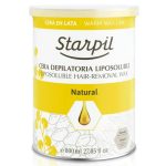 STARPIL, Воск теплый в банке натуральный (прозрачный), 800 мл