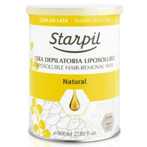 STARPIL, Воск теплый в банке натуральный (прозрачный), 800 мл