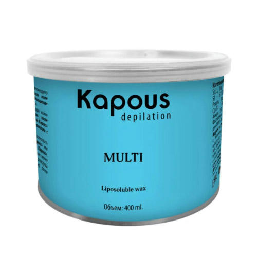 KAPOUS, Жирорастворимый воск Gold в банке Depilation, 400 мл