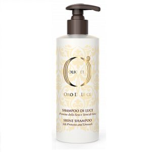 BAREX, Шампунь-блеск с протеинами шелка и семенем льна Olioseta Oro Di Luce, 750 мл