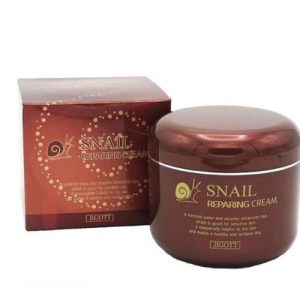 JIGOTT, Восстанавливающий крем с муцином улитки Snail Reparing Cream, 100 мл