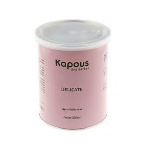 KAPOUS, Жирорастворимый воск с ароматом шоколада в банке Depilation, 800 мл