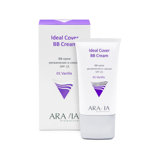 ARAVIA, BB-крем увлажняющий SPF-15 Ideal Cover BB-Cream Vanilla 01 Face, 50 мл