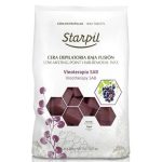 STARPIL, Воск горячий в брикетах в пакете Вино (средней плотности ++), 1000 гр