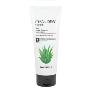 TONYMOLY, Очищающая пенка для умывания с экстрактом алоэ вера Clean Dew Aloe Foam Cleanser, 180 мл
