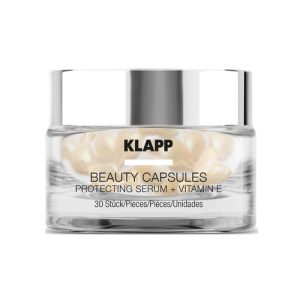 KLAPP, Капсулы для лица Protecting Serum + Vitamin E Beauty Capsules, 30 шт