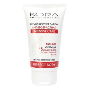 KORA, Крем-сыворотка для рук антивозрастная, 60 мл