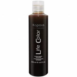 KAPOUS, Шампунь оттеночный для волос Коричневый Life Color, 200 мл