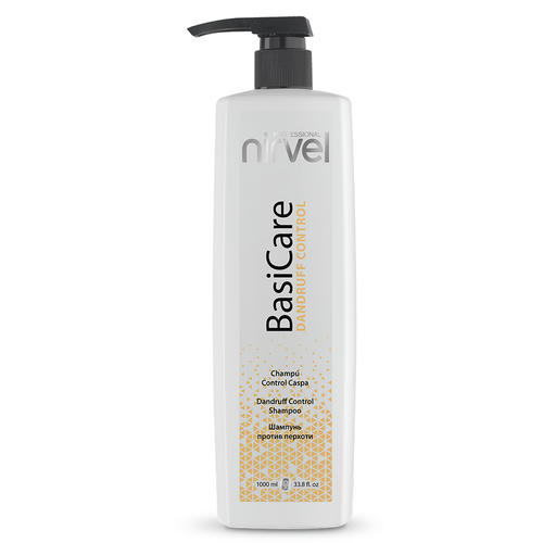 NIRVEL, Шампунь против перхоти Dandruff Control Shampoo BasiCare, 1000 мл